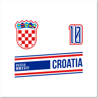 Croatia 2018 World Soccer Football Futbol Jersey Fan Posters and Art